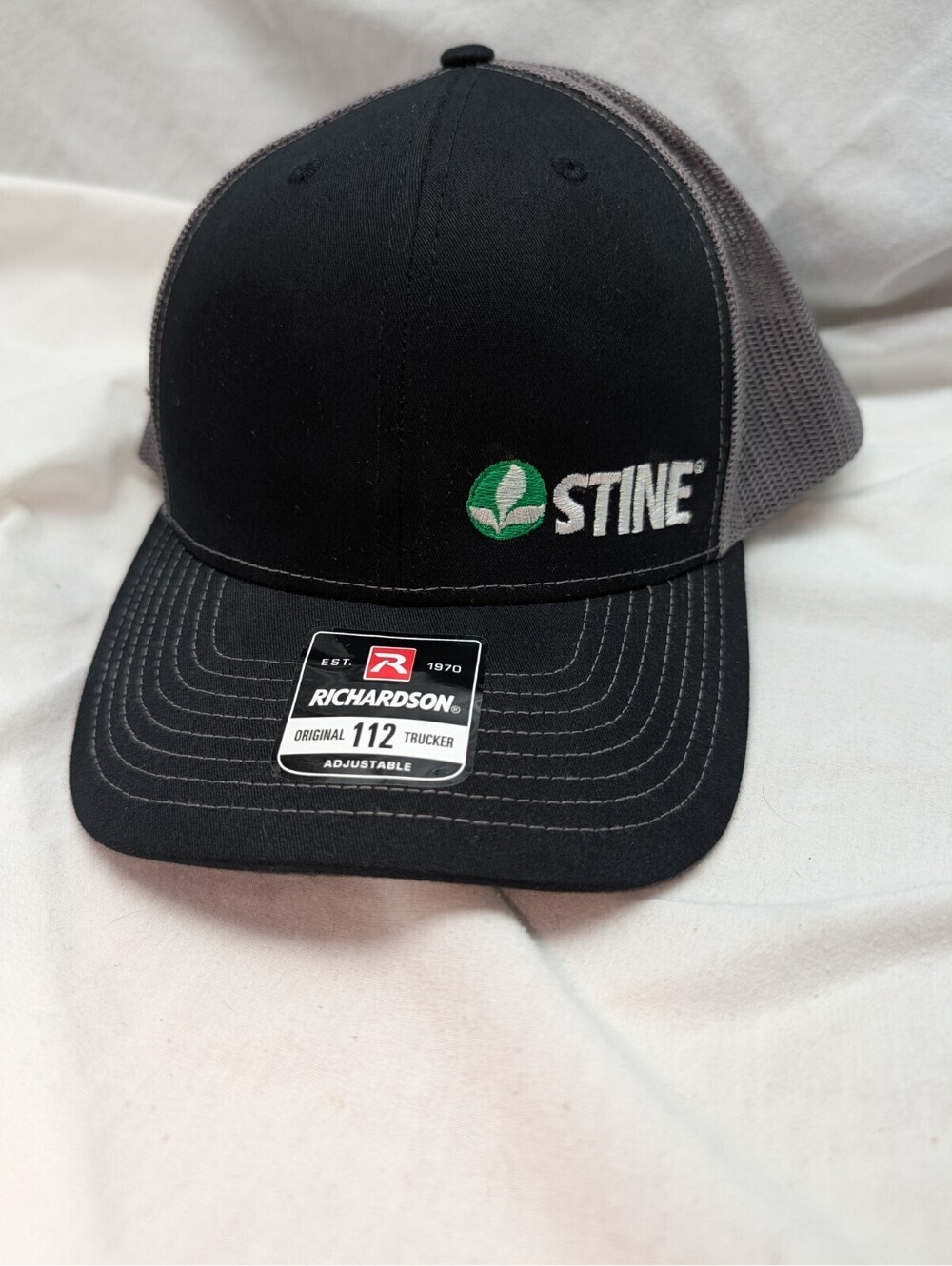 Stine Seed Capspro “Stine” Strap Back Grey & Black Hat